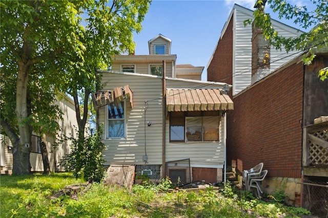 view of back of property