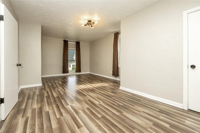 234 E Neshannock Ave, New Wilmington Boro, PA 16142 - spare room featuring wood finished floors and baseboards