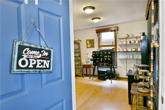375 Main St, Volant Boro, PA 16156 - foyer with wood finished floors