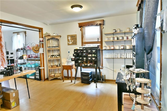 375 Main St, Volant Boro, PA 16156 - home office featuring wood finished floors