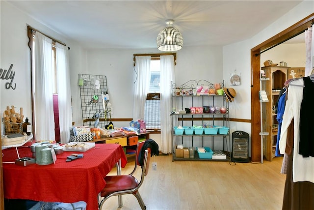 375 Main St, Volant Boro, PA 16156 - dining room with wood finished floors and plenty of natural light