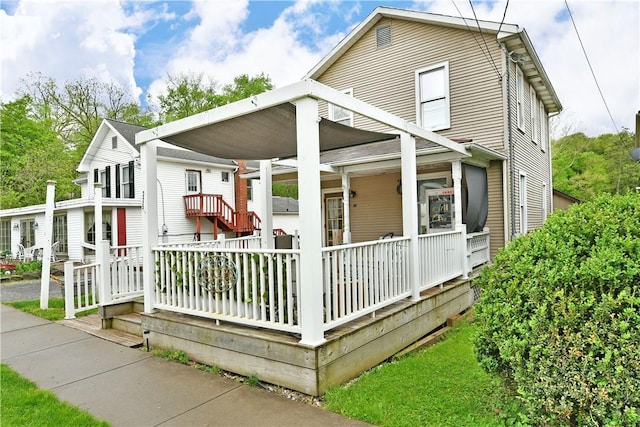 375 Main St, Volant Boro, PA 16156 - view of front of property featuring a porch