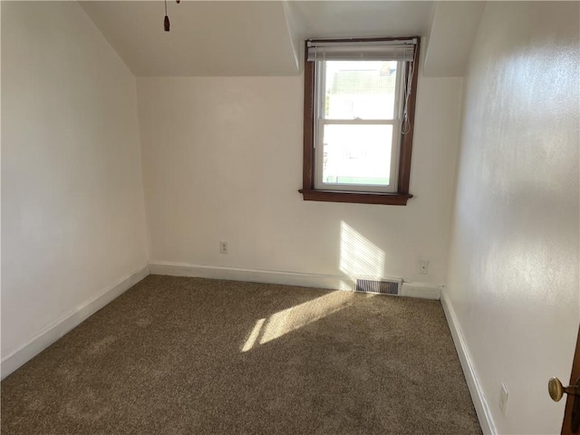 bonus room featuring carpet and baseboards