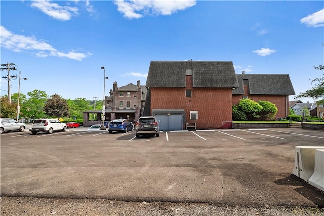 view of uncovered parking lot