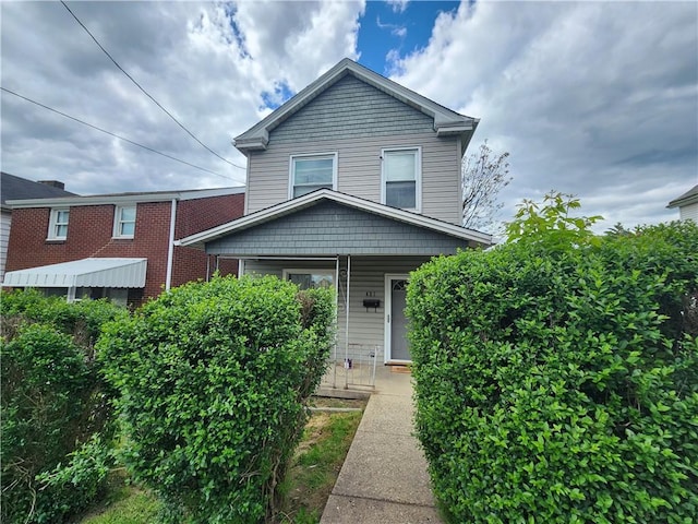 421 32nd St, Mckeesport, PA 15132 - view of front of house featuring covered porch