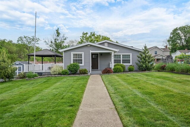 13 Chestnut St, South Fayette, PA 15082 - view of front of home with a gazebo