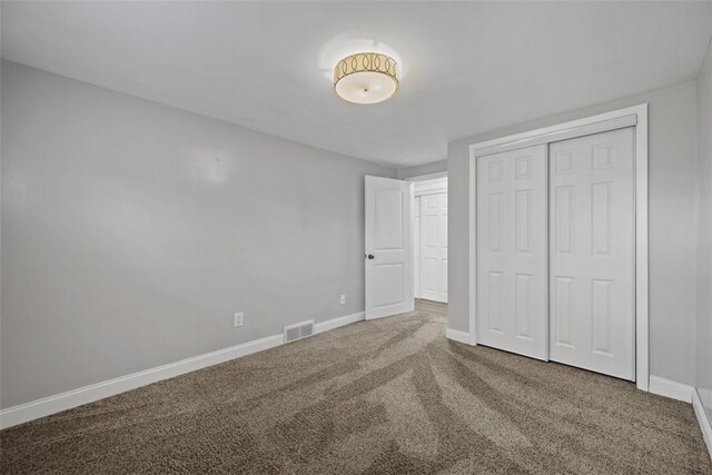 13 Chestnut St, South Fayette, PA 15082 - unfurnished bedroom with baseboards, carpet floors, and a closet