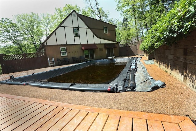 107 Great Oaks Dr, Moon/Crescent Twp, PA 15108 - rear view of property featuring a fenced backyard and a deck