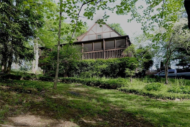 107 Great Oaks Dr, Moon/Crescent Twp, PA 15108 - rear view of house with a sunroom