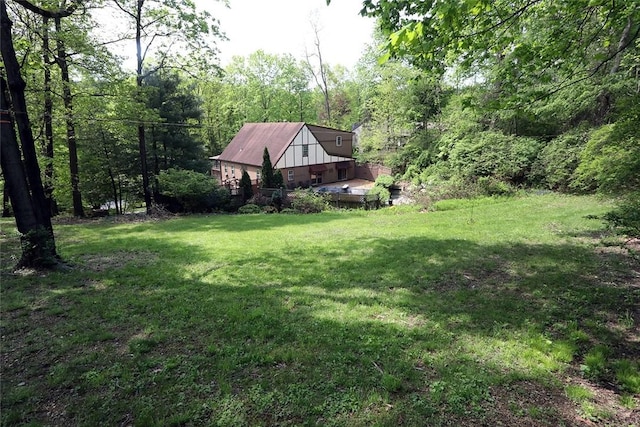107 Great Oaks Dr, Moon/Crescent Twp, PA 15108 - view of grassy yard with a view of trees