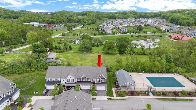 3033 Mahican Cir, Marshall, PA 16046 - aerial view of residential area with a large body of water