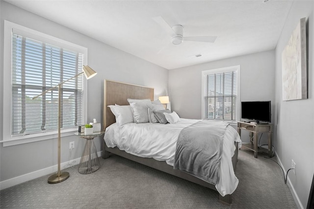 3033 Mahican Cir, Marshall, PA 16046 - carpeted bedroom with baseboards and a ceiling fan