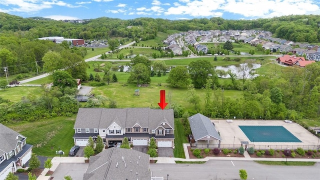 3033 Mahican Cir, Marshall, PA 16046 - aerial view of residential area featuring a large body of water