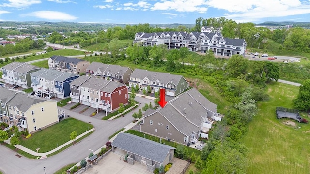3033 Mahican Cir, Marshall, PA 16046 - aerial view of residential area featuring a tree filled landscape