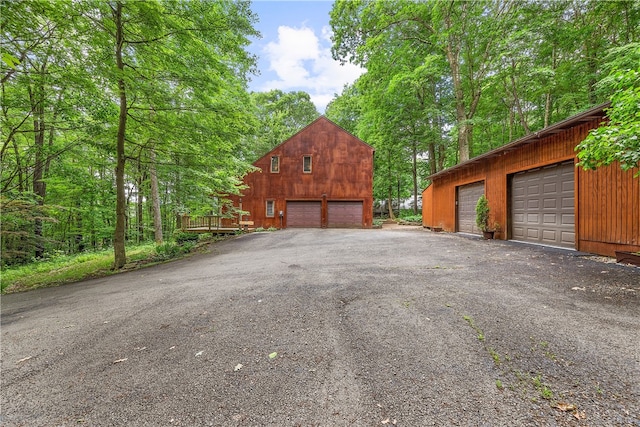 147 Crimson Oak Rd, Jefferson Twp Som, PA 15501 - view of side of property with an outbuilding and a detached garage