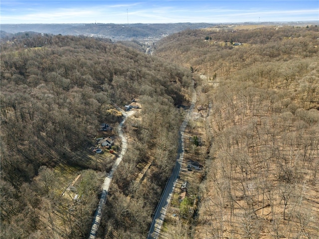 2357 Pitcairn Rd, Monroeville, PA 15146 - view of property location featuring a heavily wooded area