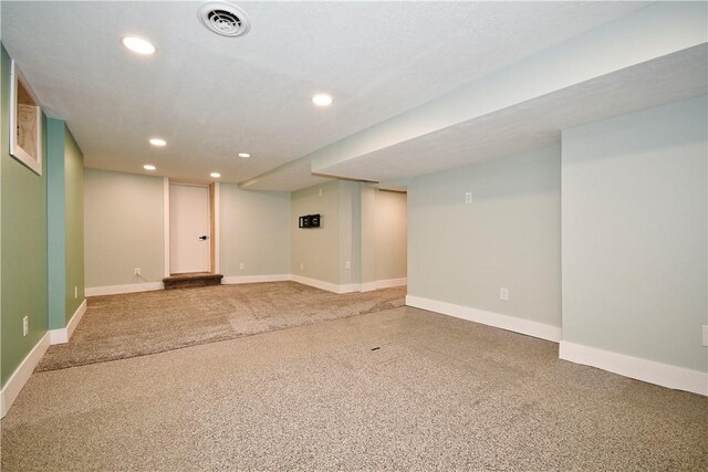 918 Arlington Prt, Vue, PA 15133 - finished basement featuring recessed lighting and baseboards