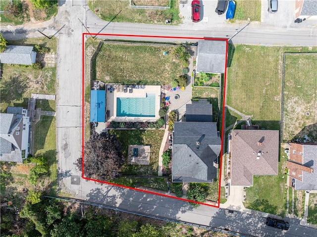 918 Arlington Prt, Vue, PA 15133 - aerial perspective of suburban area with property parcel outlined