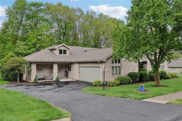 1231 Nicklaus Way W, Deer, PA 15044 - view of front of home featuring a front lawn, driveway, and brick siding