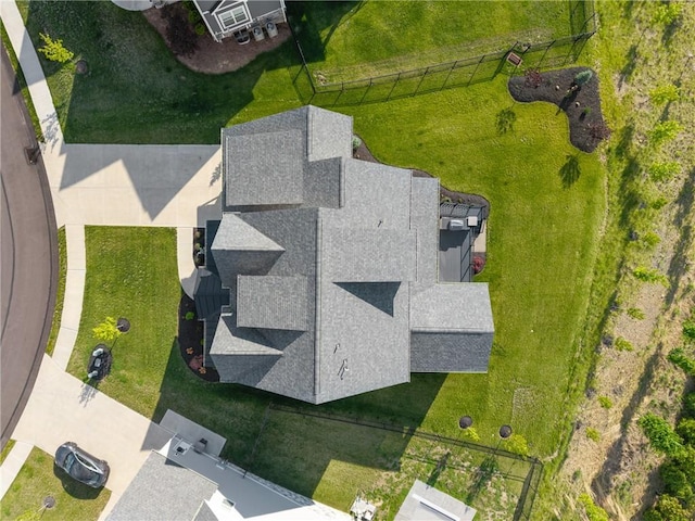 view of subject property