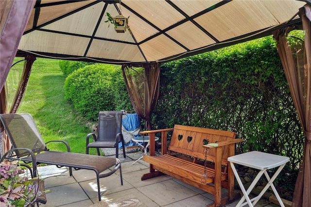 4782 Barone Dr, Whitehall, PA 15227 - view of patio featuring a gazebo