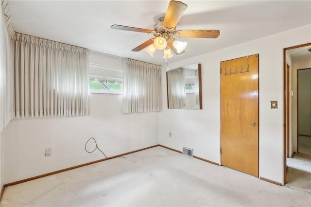 4782 Barone Dr, Whitehall, PA 15227 - unfurnished bedroom with carpet, baseboards, and ceiling fan