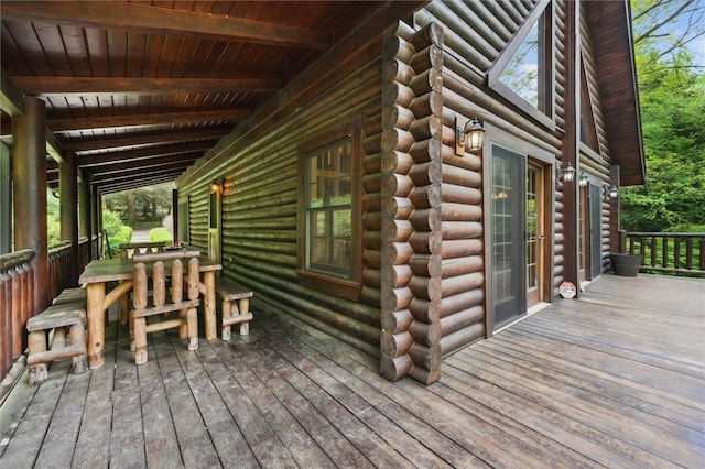 365 Hemlock Bnd, Emlenton, PA 16373 - view of deck