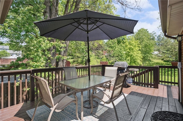 200 Dorseyville Rd, Ohara, PA 15215 - wooden deck featuring outdoor dining space and view of scattered trees