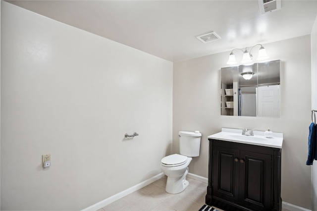 200 Dorseyville Rd, Ohara, PA 15215 - bathroom with toilet, baseboards, vanity, and tile patterned flooring