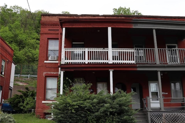 518 Middle Ave, Wilmerding, PA 15148 - view of front of property with brick siding and cooling unit
