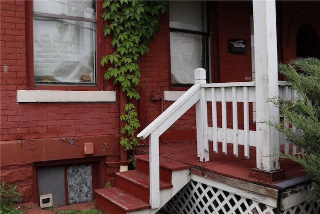 518 Middle Ave, Wilmerding, PA 15148 - entrance to property featuring brick siding