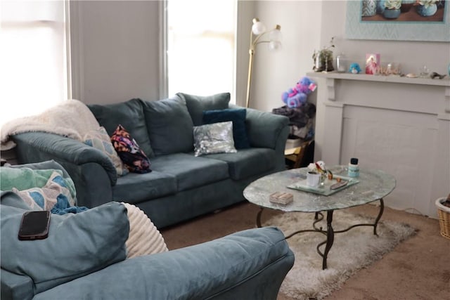 518 Middle Ave, Wilmerding, PA 15148 - living room featuring carpet floors