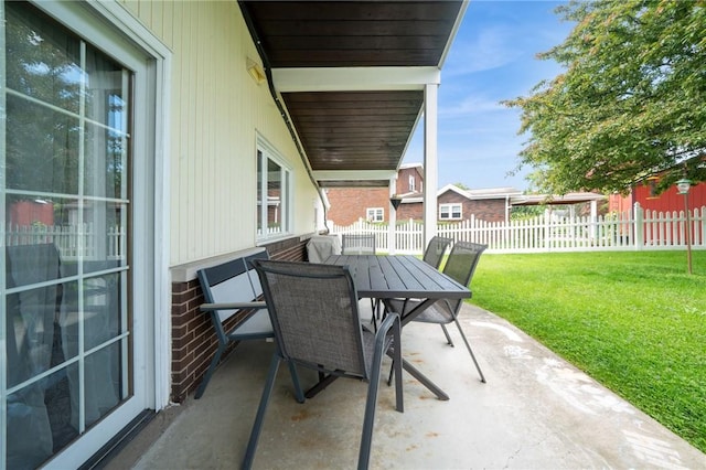 116 Tangelo Dr, Jefferson Hills, PA 15025 - view of patio / terrace with outdoor dining space