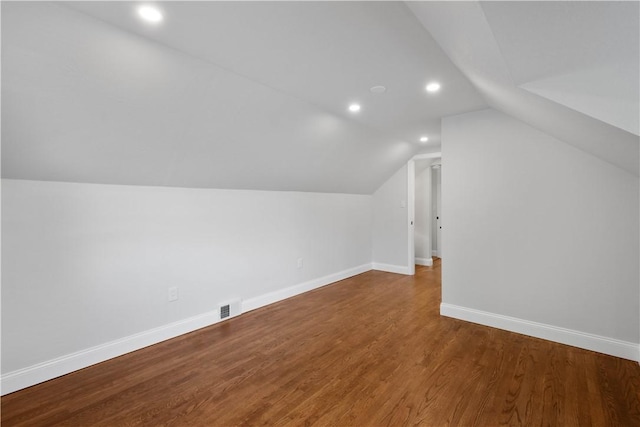 3334 Comanche Rd, Upper St Clair, PA 15241 - bonus room featuring lofted ceiling, wood finished floors, baseboards, and recessed lighting
