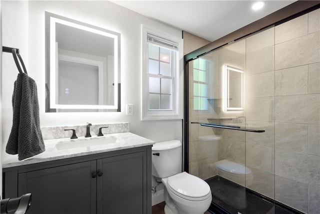 3334 Comanche Rd, Upper St Clair, PA 15241 - full bath with toilet, a stall shower, and vanity