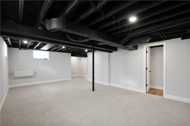3334 Comanche Rd, Upper St Clair, PA 15241 - basement with carpet and baseboards