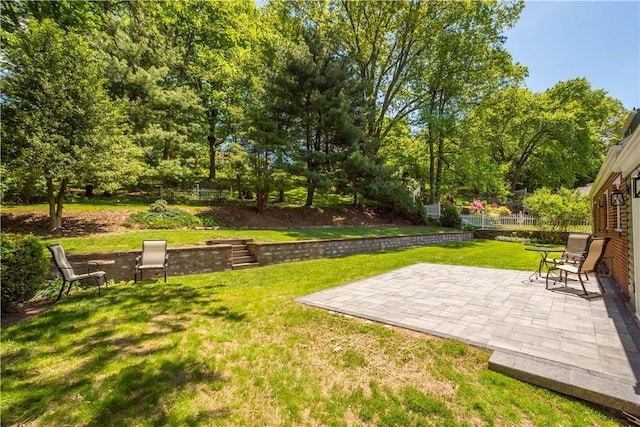 3334 Comanche Rd, Upper St Clair, PA 15241 - view of yard featuring a patio