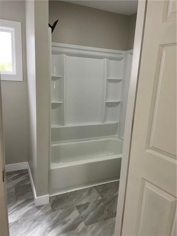 1215 Main St, Bentleyville, PA 15314 - full bath with baseboards and bathtub / shower combination
