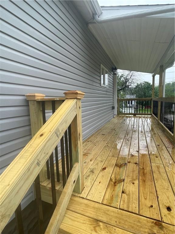 1215 Main St, Bentleyville, PA 15314 - view of wooden terrace