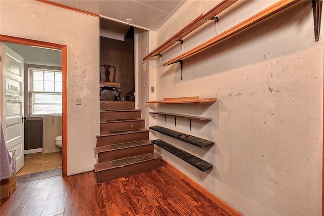 257 Lavansville Rd, Somerset Twp, PA 15501 - walk in closet featuring wood finished floors
