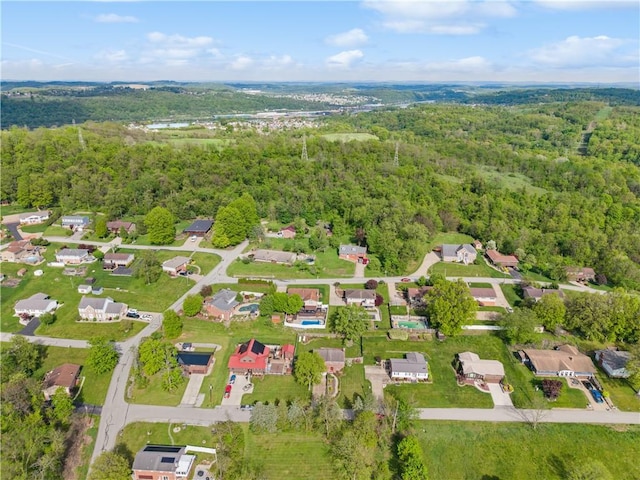 3 Patricia St, Fallowfield, PA 15022 - aerial perspective of suburban area featuring a heavily wooded area