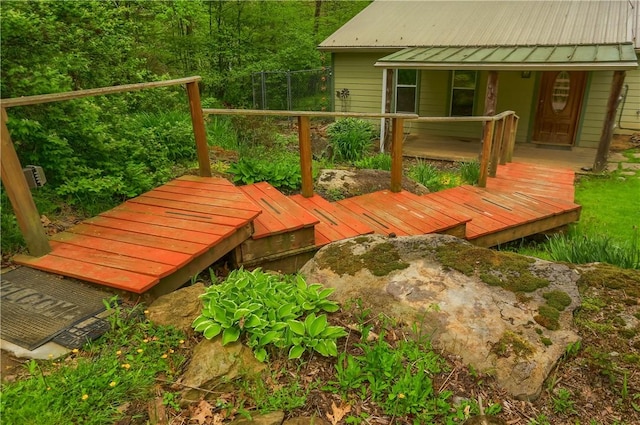 138 Bovard Ln, Cherry Twp, PA 16020 - view of deck