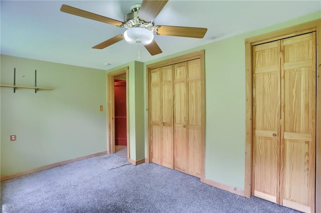 138 Bovard Ln, Cherry Twp, PA 16020 - unfurnished bedroom featuring carpet, ceiling fan, and baseboards