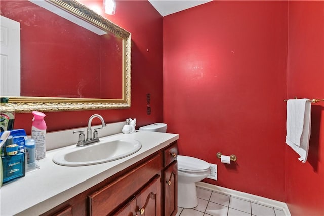 228 Meadowfield Ln, Jefferson Hills, PA 15025 - bathroom with tile patterned floors, toilet, and vanity