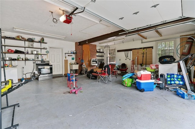 228 Meadowfield Ln, Jefferson Hills, PA 15025 - garage with a garage door opener and a sink