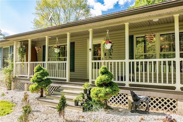 529 Mill Creek Rd, Mill Creek, PA 16362 - doorway to property with covered porch