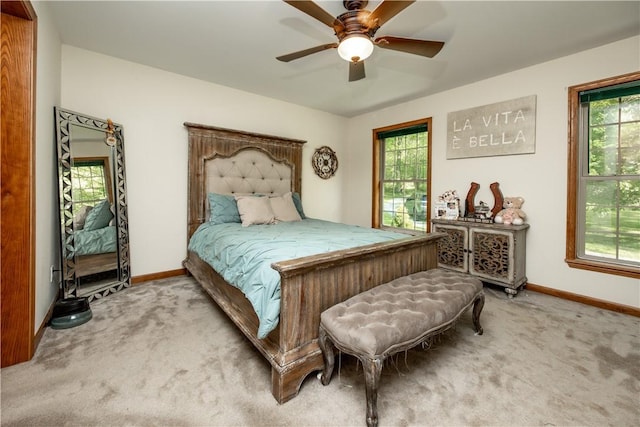 529 Mill Creek Rd, Mill Creek, PA 16362 - bedroom featuring carpet flooring, baseboards, and ceiling fan