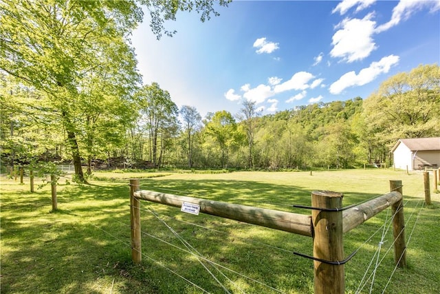 529 Mill Creek Rd, Mill Creek, PA 16362 - view of yard with a forest view