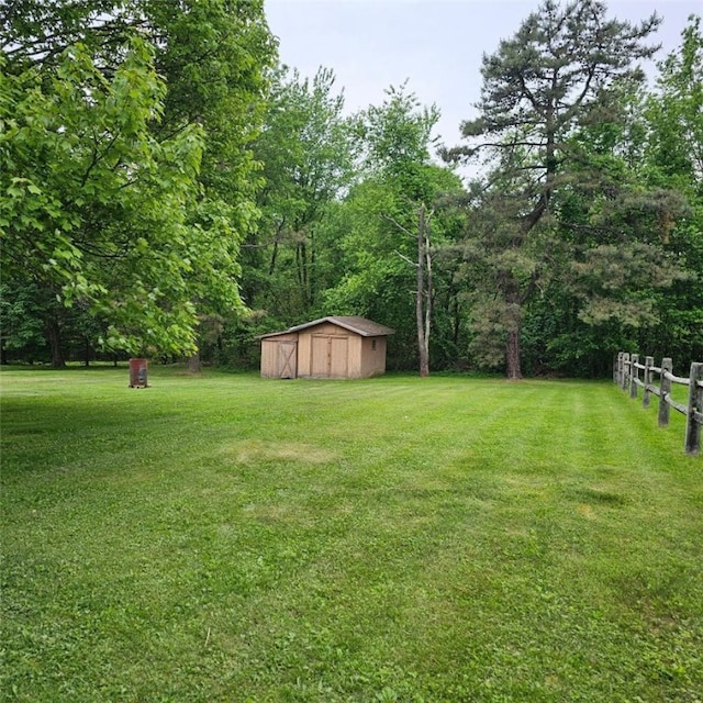 148 James St, Chippewa Twp, PA 15010 - view of yard featuring a storage shed and an outdoor structure