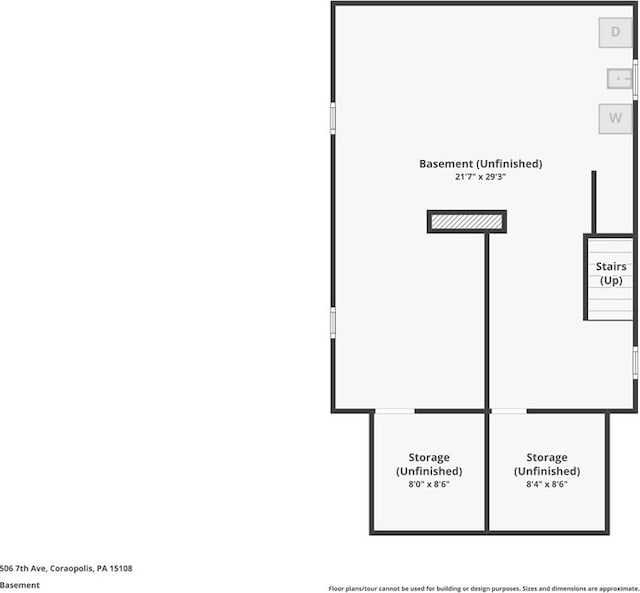 506 7th Ave, Coraopolis, PA 15108 - home floor plan